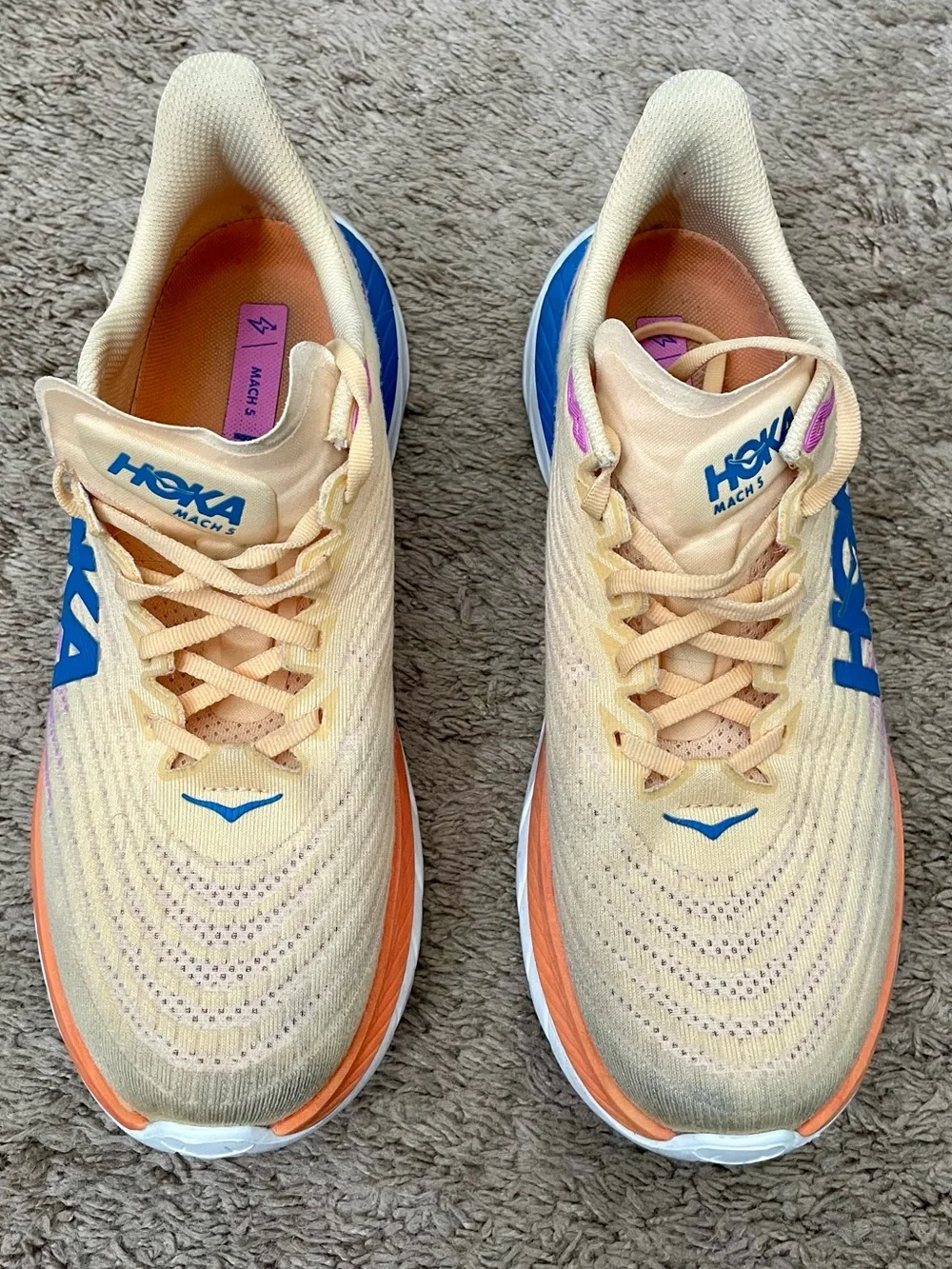 Hoka worn handful